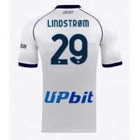 Camiseta SSC Napoli Jesper Lindstrom #29 Segunda Equipación Replica 2023-24 mangas cortas